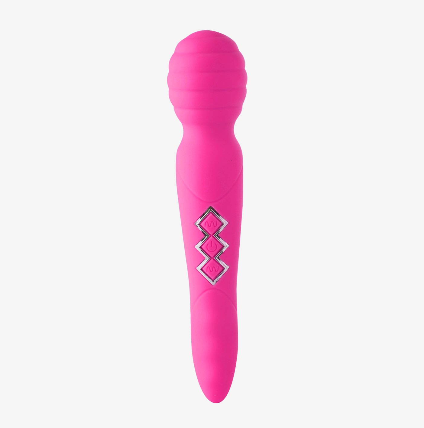 Maia Zoe - Pink USB Rechargeable Dual Vibrating Massage Wand