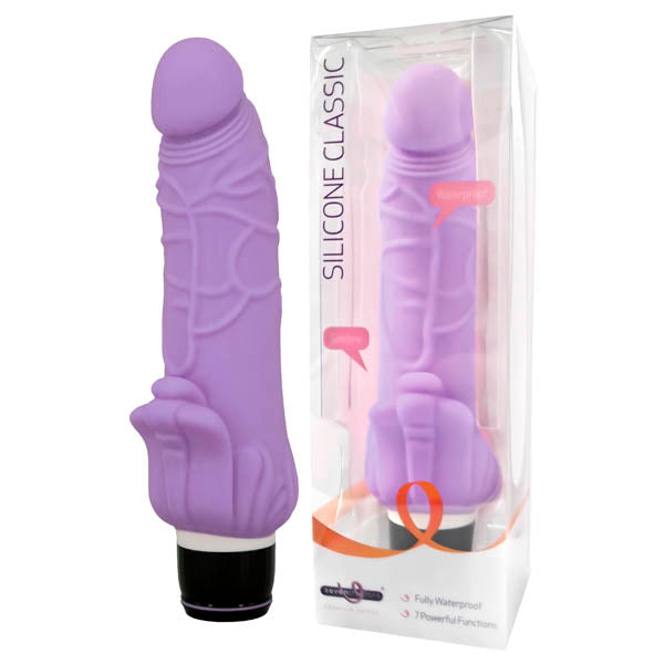 Silicone Classic - Purple 19 cm (7.5'') Vibrator