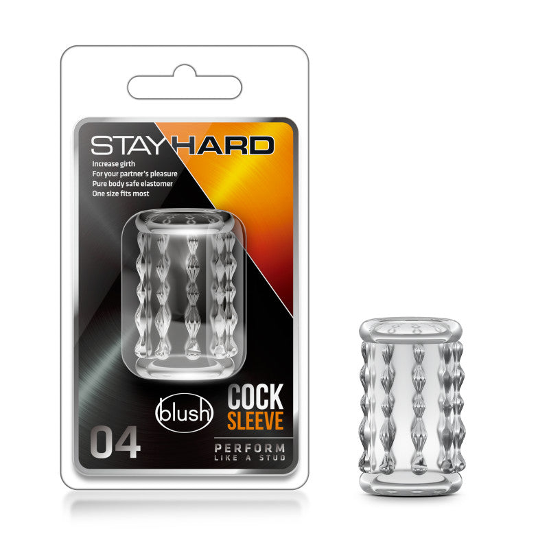 Stay Hard Cock Sleeve 04 - Clear Penis Sleeve