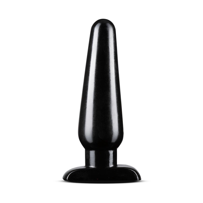 Anal Adventures Basic Anal Plug - Large - Black 16.5 cm Butt Plug