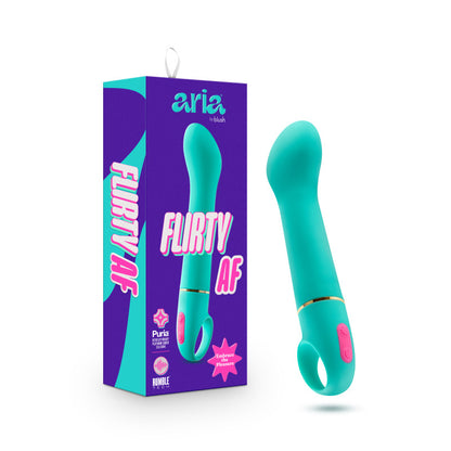Aria Flirty AF - Teal 16.5 cm Vibrator