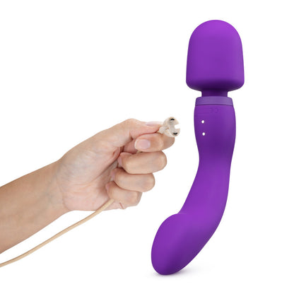 Wellness Dual Sense - Purple 28 cm (11'') USB Rechargeable Massage Wand/Vibrator