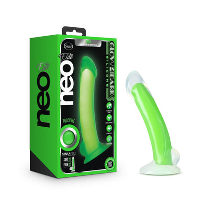 Neo Elite Glow Omnia - Glow In Dark Green 17.8 cm Dual Density Dong