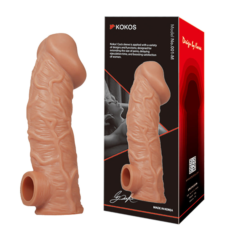 Kokos Cock Sleeve 001 -  Penis Extension Sleeve - Large Size