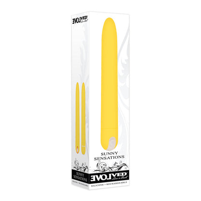 Evolved Sunny Sensations - Yellow 18.6 cm USB Rechargeable Vibrator