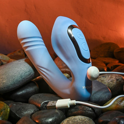 Evolved TAP & THRUST -  USB Rechargeable Dual Vibrator