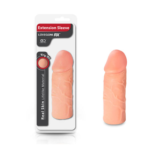 LoveClone RX Extension Sleeve - Flesh - Flesh 15.2 cm Penis Extender Sleeve