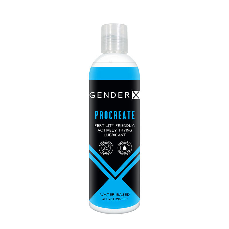 Gender X PROCREATE - 120 ml - Fertility Friendly Water Based Lubricant - 120 ml