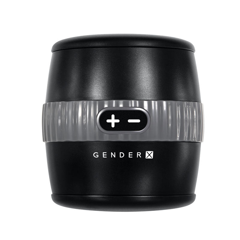 Gender X BARREL OF FUN - Black USB Rechargeable Stroker