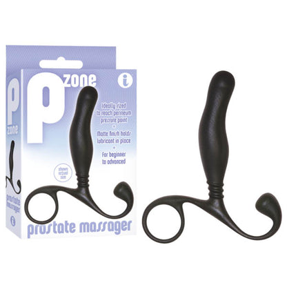 P-Zone Prostate Massager - Black 10 cm Prostate Massager