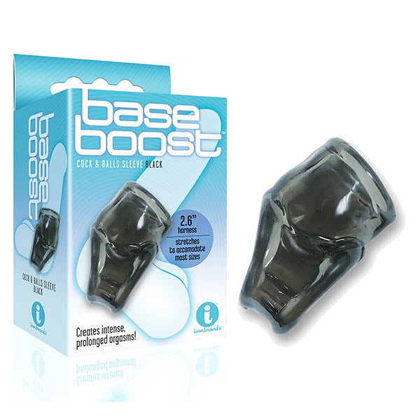 The 9's Base Boost - Black Cock & Ball Sleeve