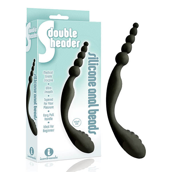 The 9's S-Double Header -  Double Ended Anal Beads