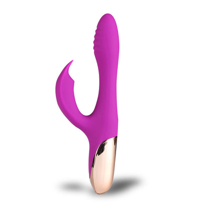 Maia Skyler -  21.6 cm USB Purple Rechargeable Bendable Rabbit Vibrator