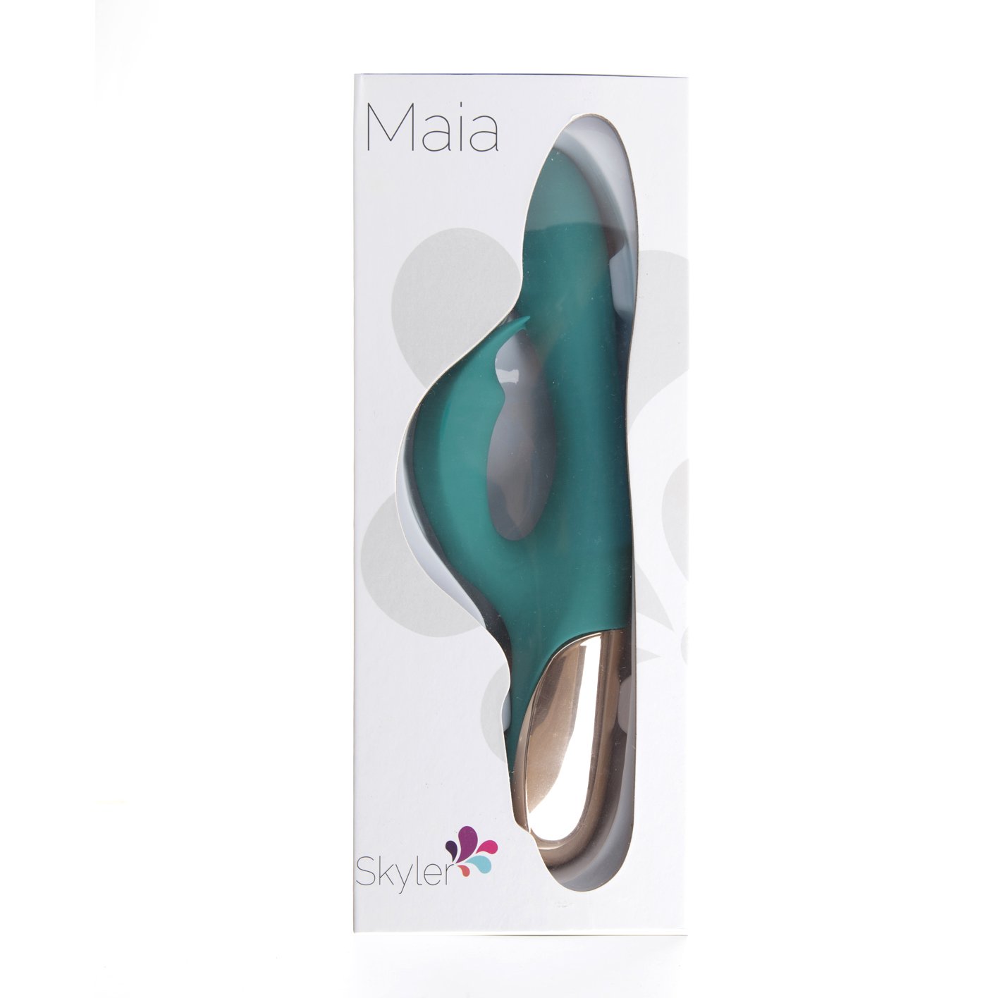 Maia Skyler -  21.6 cm Green USB Rechargeable Bendable Rabbit Vibrator