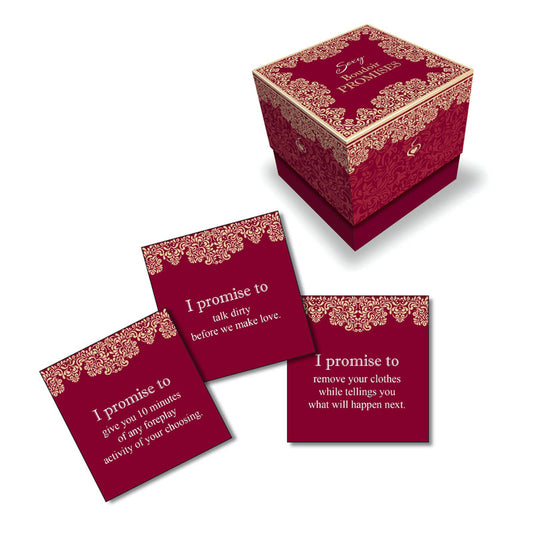 Behind Closed Doors - Sexy Boudoir Promises - Lovers Activity Cards - Set of 30