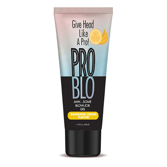ProBlo Oral Pleasure Gel - Banana Cream Flavoured Blowjob Gel - 29 ml Tube