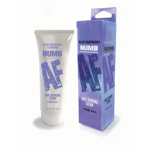 Numb AF - Blue Raspberry Flavoured Anal Numbing Cream - 44 ml Tube