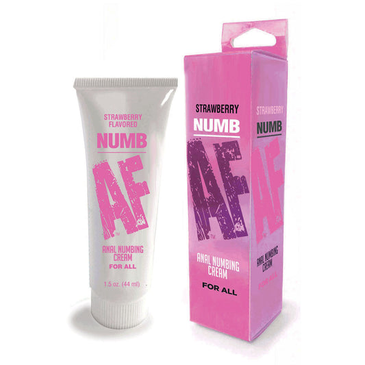 Numb AF - Strawberry Flavoured Anal Numbing Cream - 44 ml Tube