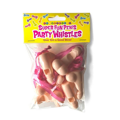 Super Fun Penis Party Whistles - Hens Party Novelties - 8 Pack