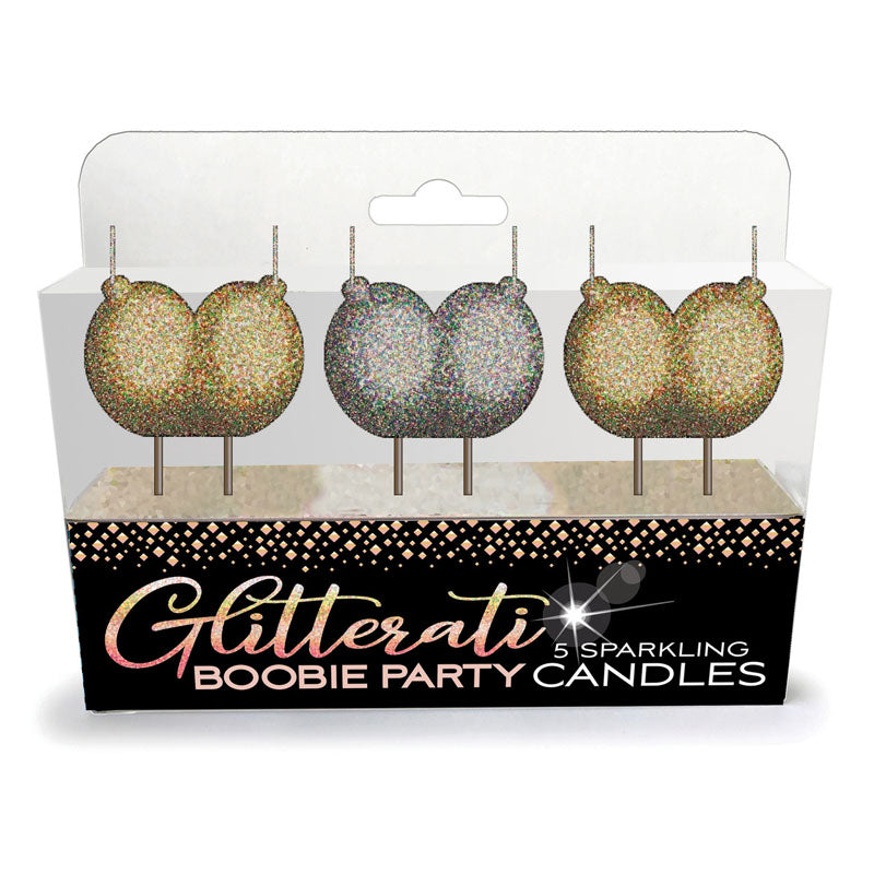 Glitterati - Boobie Candle Set - Novelty Candles - Set of 3