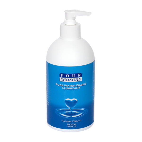 Four Seasons Personal Lubricant - Water Based Personal Lubricant - 500 ml Pump Pack Bottle