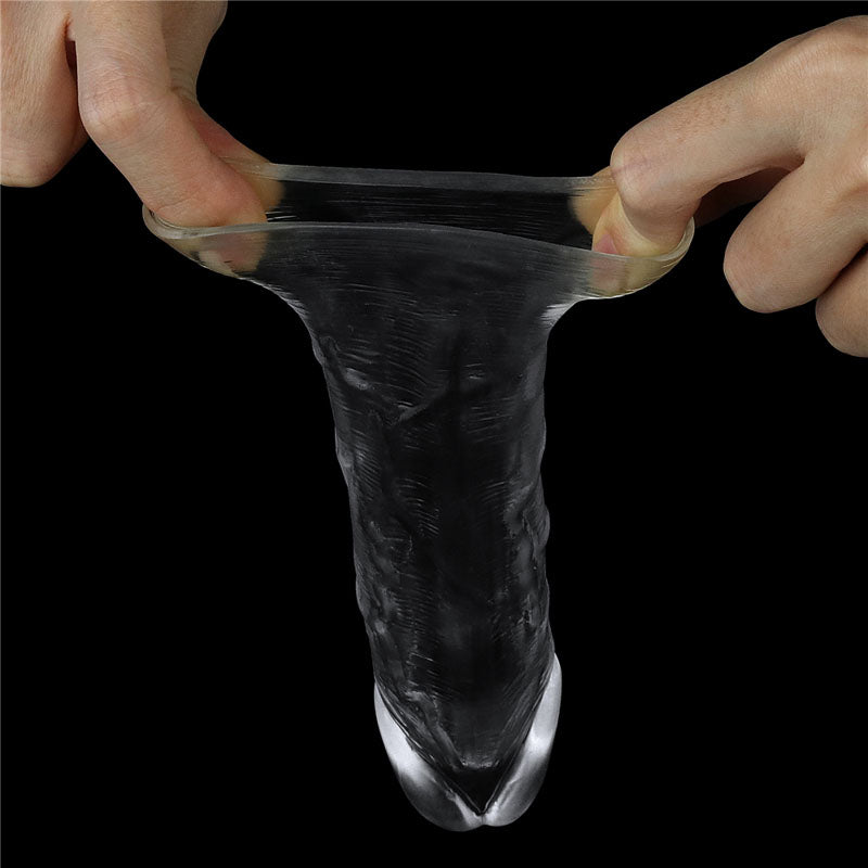 Flawless Penis Sleeve 1'' Clear 2.5 cm Penis Extender Sleeve