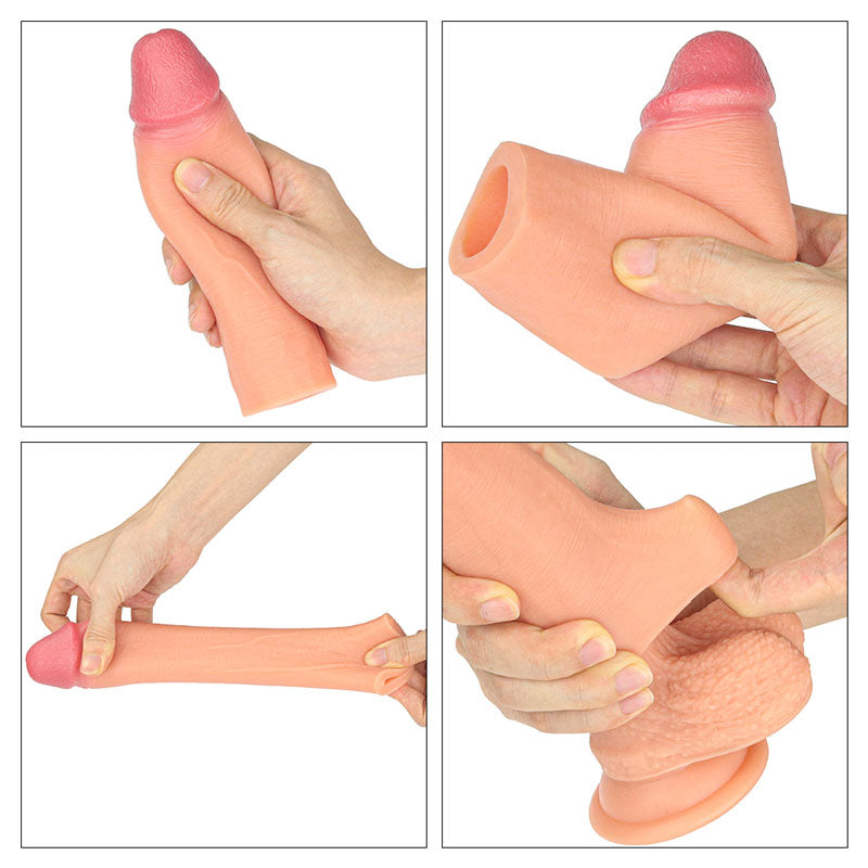 Nature Extender 1'' Silicone Sleeve -  2.5 cm Penis Extender Sleeve