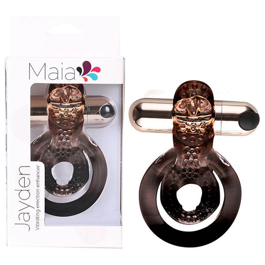 Maia Jayden Rose Gold USB Rechargeable Vibrating Cock & Ball Rings