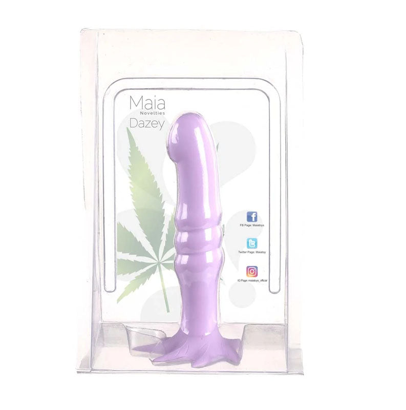 Maia Dazey - Purple 17.8 cm Silicone Dong