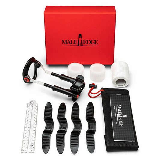 MaleEdge Pro Kit Penis Enlarger Kit in Red Case
