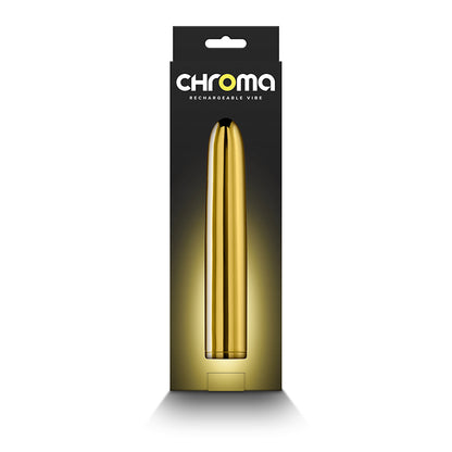 Chroma - Gold - Gold 17 cm USB Rechargeable Vibrator