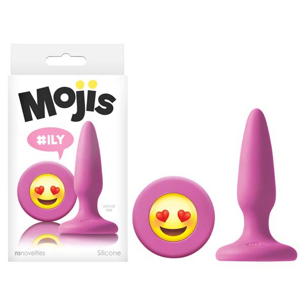 Mojis - #ILY - Pink 8.6 cm (3.4'') Mini Butt Plug with Emoji Base