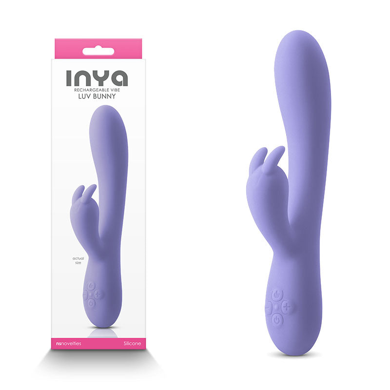 INYA Luv Bunny - Purple - Purple 20.2 cm USB Rechargeable Rabbit Vibrator
