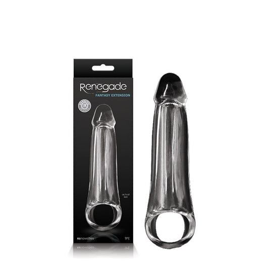 Renegade Fantasy Extenstion - Clear Small Penis Extension Sleeve