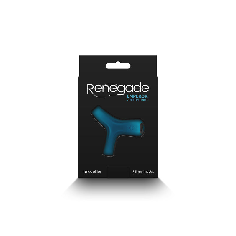 Renegade Emperor - Teal USB Rechargeable Vibrating Cock & Ball Rings