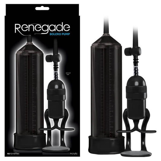 Renegade - Bolero Pump Black Penis Pump