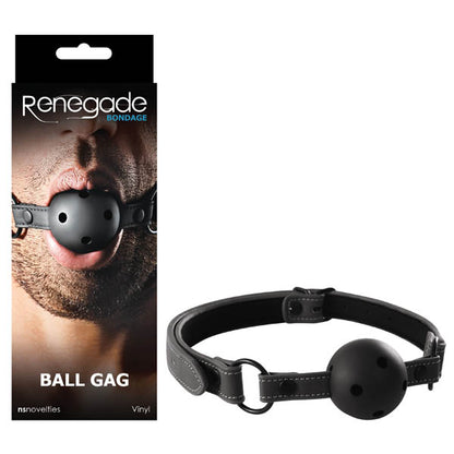 Renegade Bondage - Ball Gag - Black Mouth Restraint