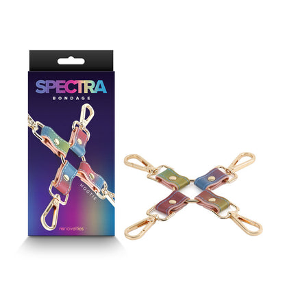 Spectra Bondage Hogtie - Rainbow - Rainbow Restraint (No Cuffs Included)
