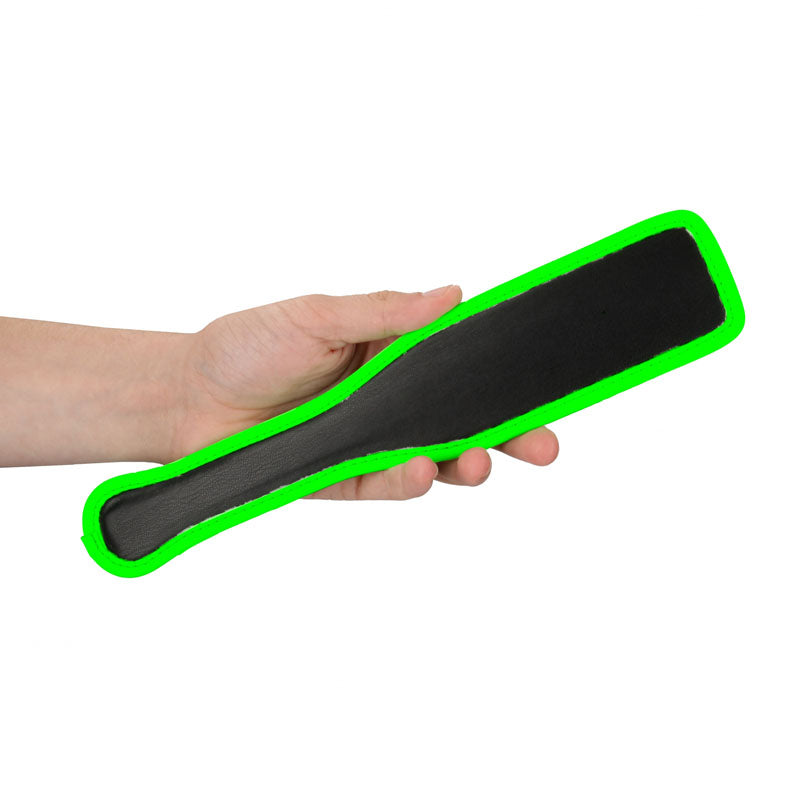 OUCH! Glow In The Dark Paddle - Black/Glow in Dark Paddle