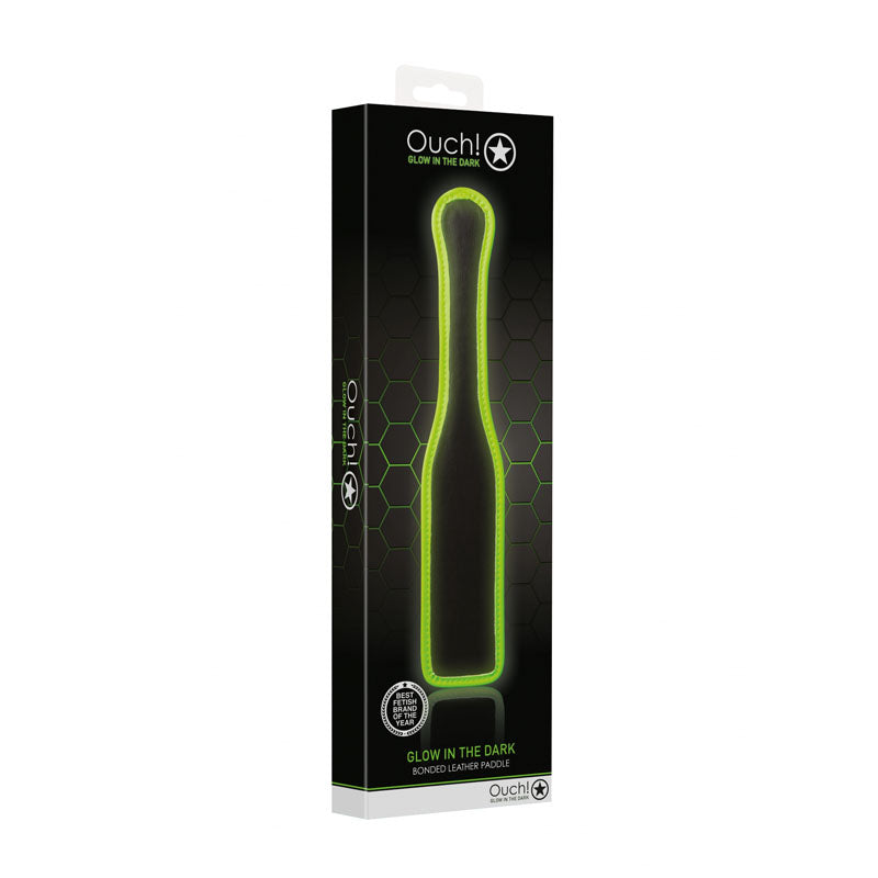 OUCH! Glow In The Dark Paddle - Black/Glow in Dark Paddle