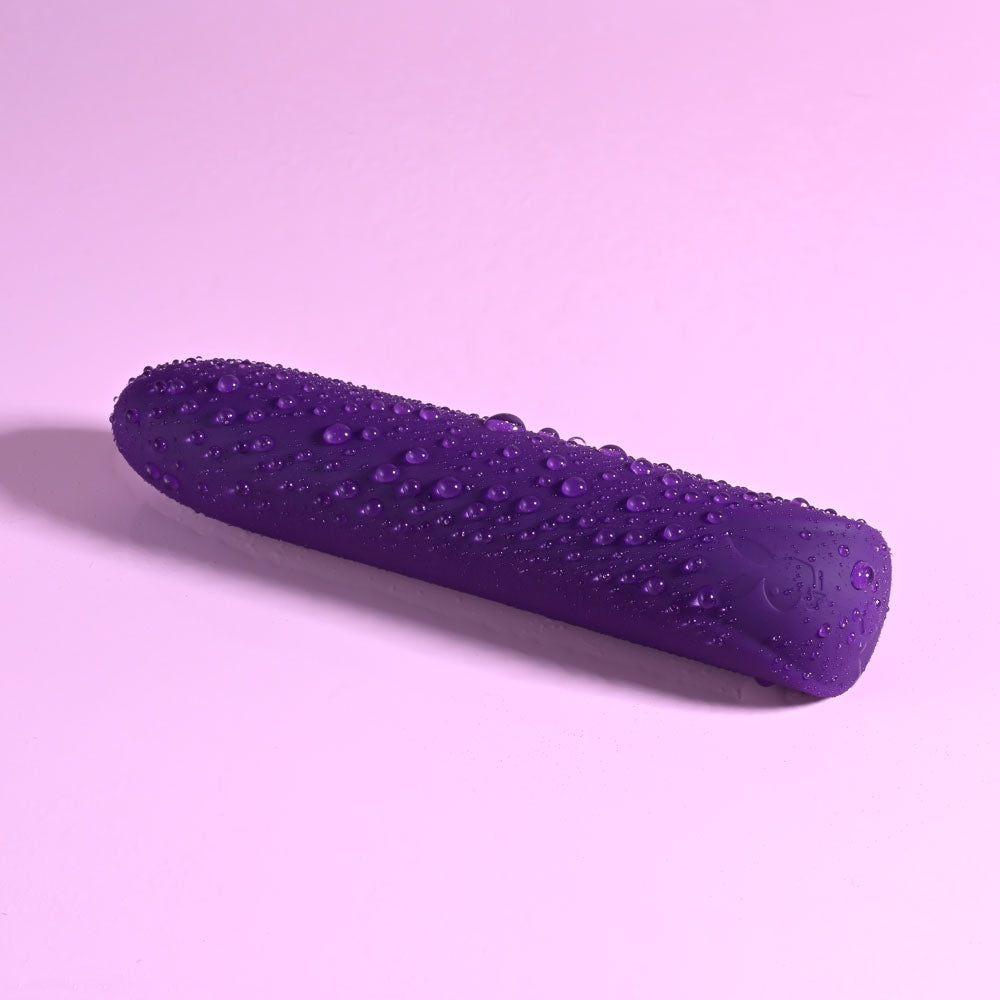 Playboy Pleasure ONE & ONLY Purple 12 cm USB Rechargeable Bullet