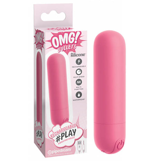 OMG! Bullets #Play Pink USB Rechargeable Bullet