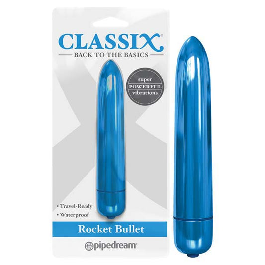 Classix Rocket Bullet - Metallic Blue 8.9 cm Bullet