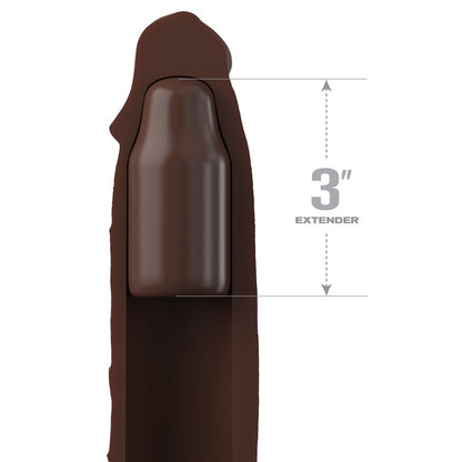Fantasy X-Tensions Elite 3'' Extension with Strap -  -  7.66 cm Penis Extender Sleeve