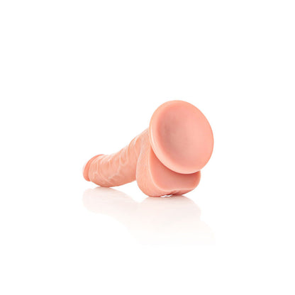 REALROCK Realistic Regular Curved Dong with Balls - Flesh 18 cm (7'') Dong