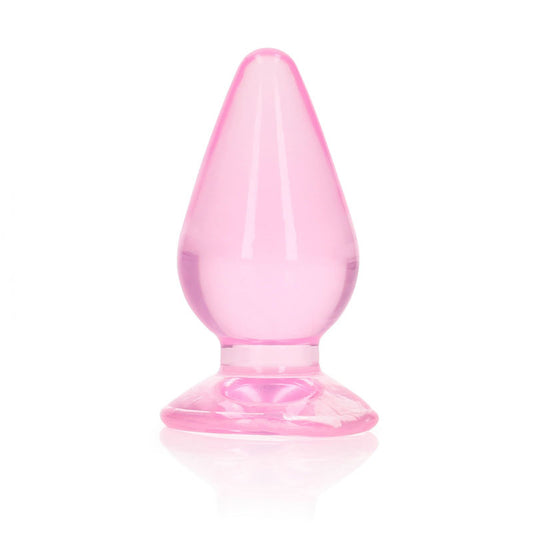 REALROCK 9 cm Anal Plug - Pink - Pink 9 cm (3.5'') Butt Plug