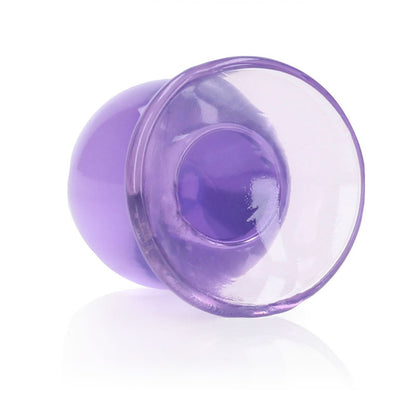REALROCK 9 cm Anal Plug - Purple - Purple 9 cm (3.5'') Butt Plug