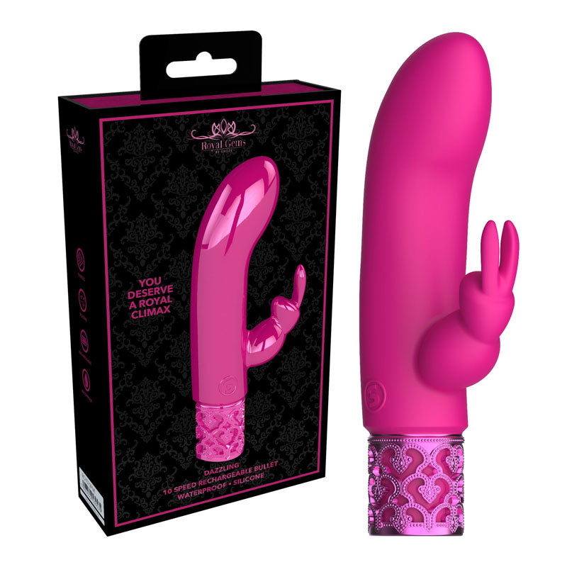 ROYAL GEMS Dazzling - Silicone Rechargeable Bullet