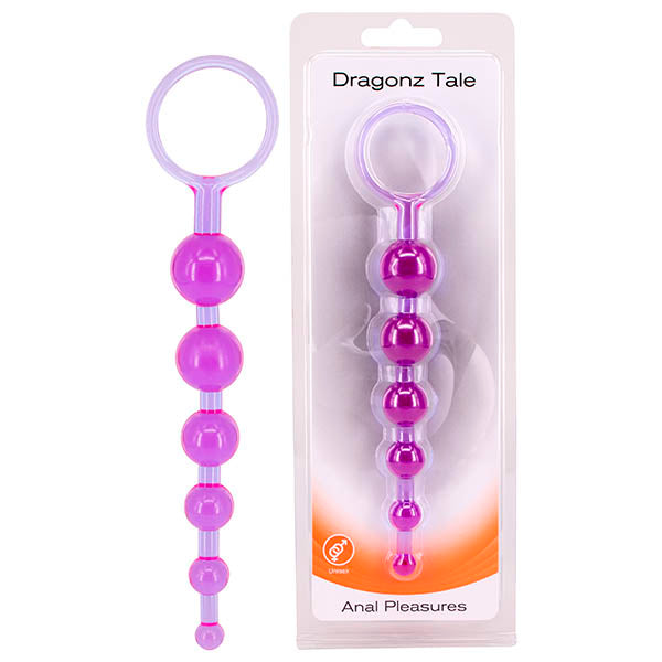 Seven Creations Dragonz Tale - Purple 20.5 cm Anal Beads