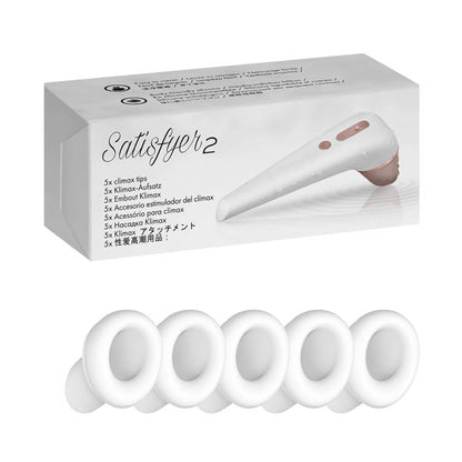 Satiyfyer 2 Climax Heads - 5 Replacement Silicone Heads for Satisfyer 2